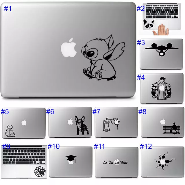 Apple Macbook Air Pro Laptop 13 15 Cute Funny Disney Decal Sticker Transfer  | Ebay