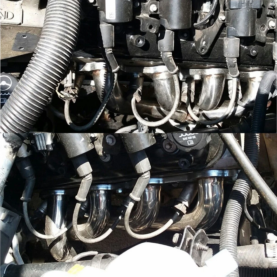 For 1982-2004 Chevrolet S10 Blazer LS1 Sonoma Engine Swap Stainless Steel Header - Image 3 of 4