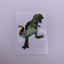 RARE Vintage 90s Tyrannosaurus Rex T-Rex Dinosaur Prism Vending Machine Sticker