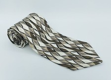 Como Collezione Mens Harlequin Neck Tie Imported 100% Silk Made in USA L- 56โ
