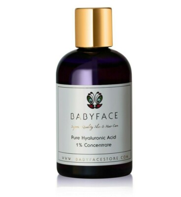 Babyface 100% Pure HYALURONIC ACID Concentrate Serum No Fillers Plumping Hydrate