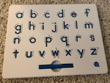 STEM Magnetic Alphabet Letter Tracing Board with Stylus Pens Lower Case 