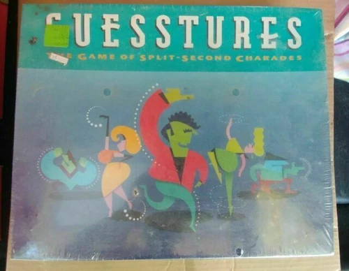 Vintage "Guesstures" Game by Milton Bradley 1990  Brand New Sealed