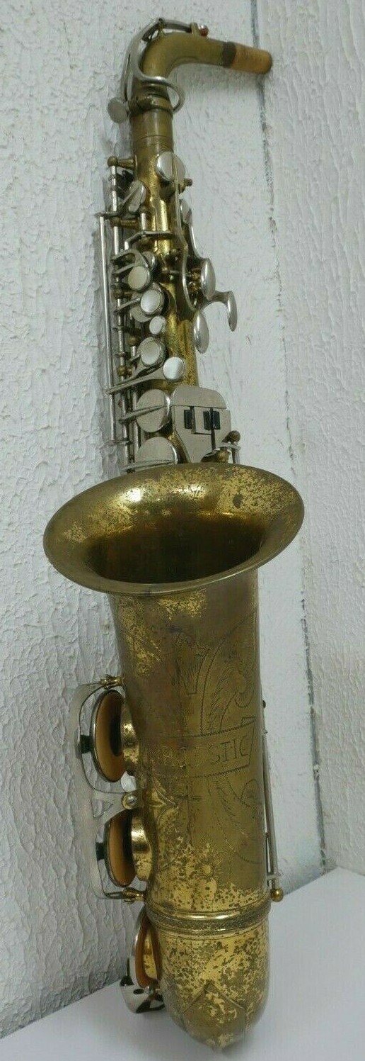 Vintage Majestic Alto Saxophone Made In Italy SER 8316 eBay