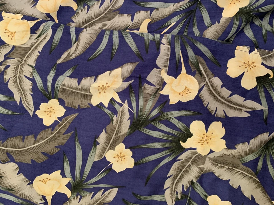 Maxi falda de seda Pearl Head Bay talla 12 falda envolvente azul floral Foto 2 de 4