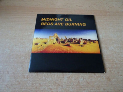 Single CD Midnight Oil - Beds are burning - 4 Songs - 1988 - RARE