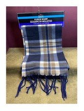 UNISEX SO SOFT AND WITH SOFT COLORS FLEECE SCARF SIZE 9.5 X 59 INCHES