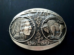 buffalo nickel belt buckle value