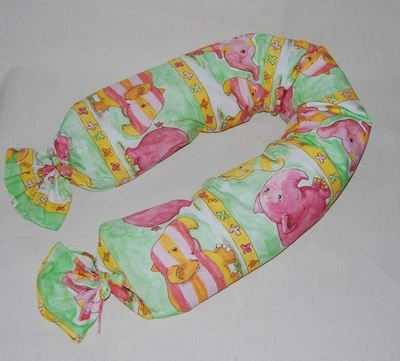 BEZUG Stillkissen CLARIBELLO NEU 160x20 cm ELEFANT Rosa für Stillschlange JW-707