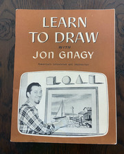 Jon Gnagy Learn to Draw 1950 - Never Used - No Markings in Book