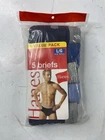 New Vintage Hanes Men's 5 Pack Color Briefs Underwear Large 2006 Value Pack