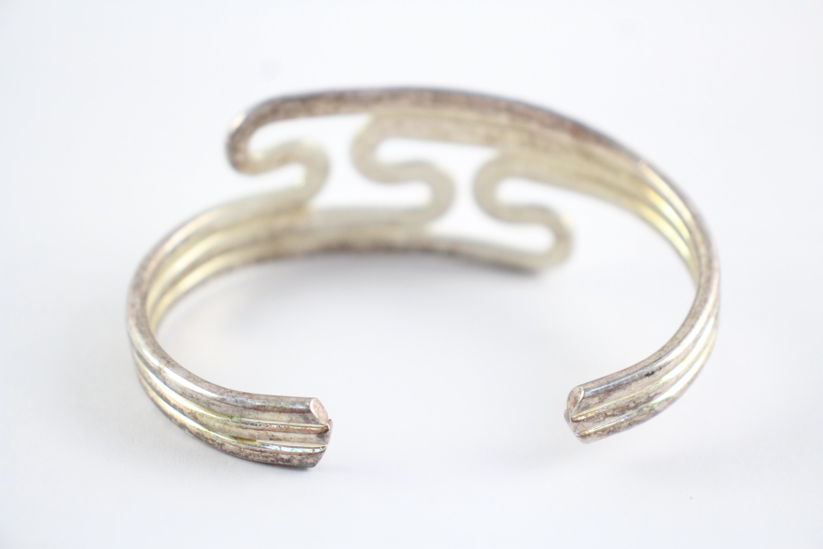 Sterling Silver Bangle Torque Statement Contempor… - image 6