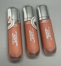 3x Revlon Ultra HD Matte Lipcolor 690 HD Gleam Metallic Sealed 0.2oz Each