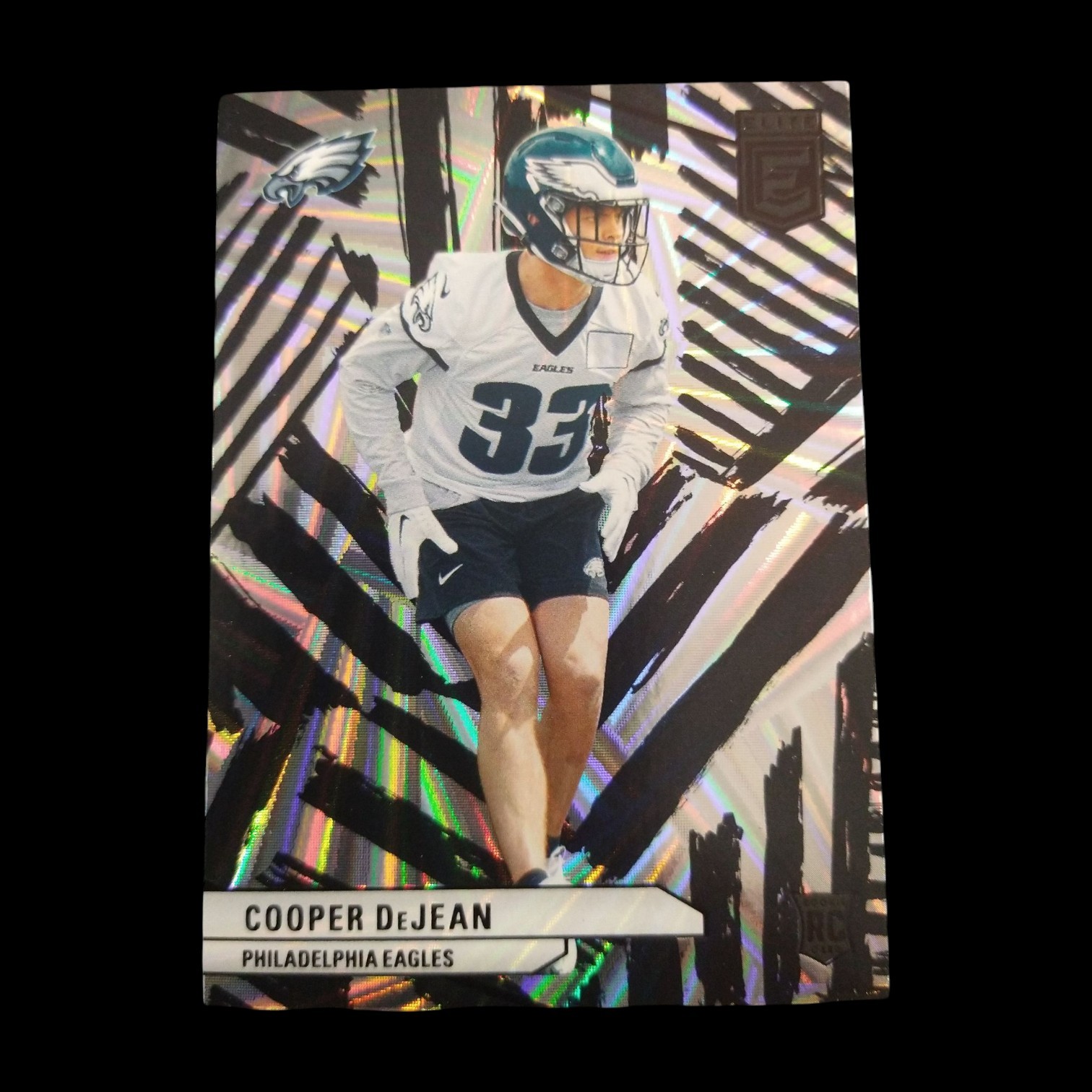 2024 Panini Donruss Elite Cooper Dejean Razzle Dazzle Rookie SP Eagles Case Hit