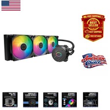 Clean Design MasterLiquid 360mm AIO Cooler with Customizable ARGB and Gen S Pump