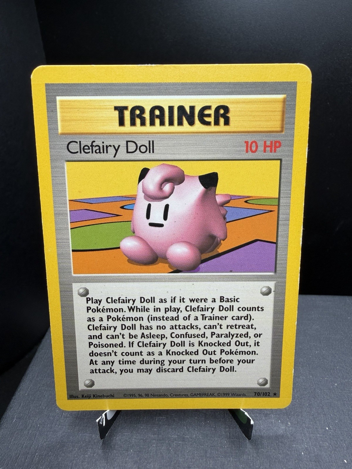 Pokemon TCG WOTC Base Set Clefairy Doll 70/102 Non Holo Rare Unlimited MP