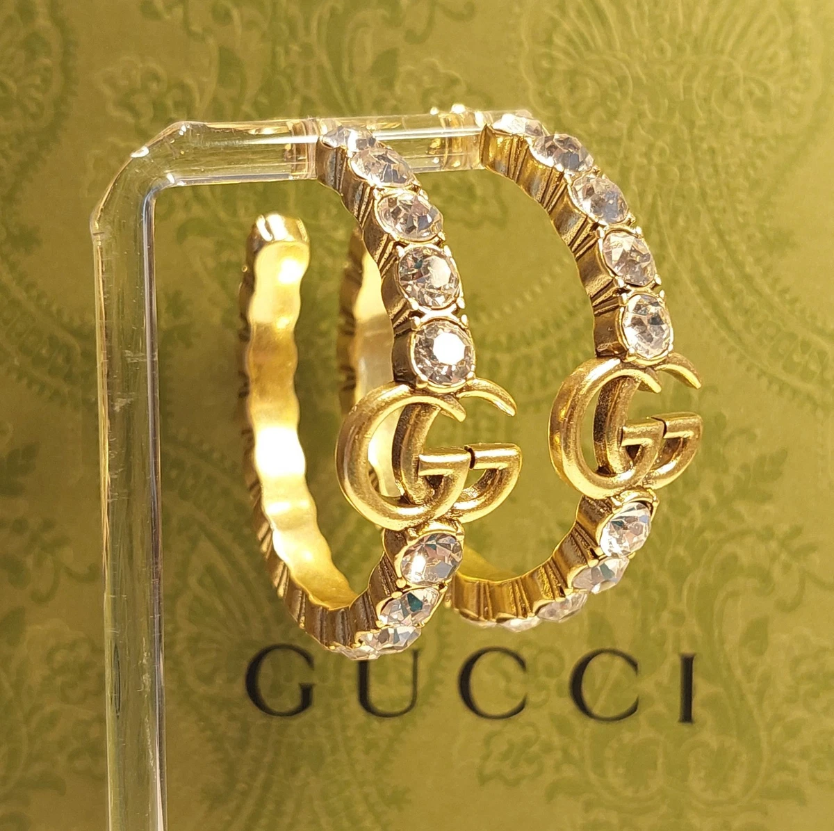 Gucci Hoop Fashion Earrings for sale - eBay