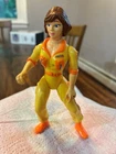 *FREE SHIPPING* Vintage TMNT April O Neal 1988 Blue Strip Jumpsuit Action Figure