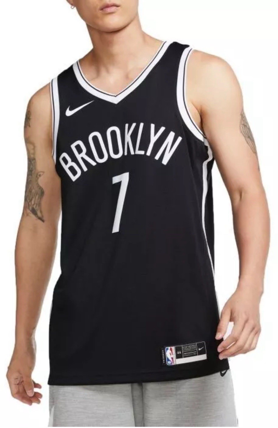 Nike NBA Swingman Brooklyn Nets Kevin Durant Jersey CW3658-013 Men’s Size 44 / M