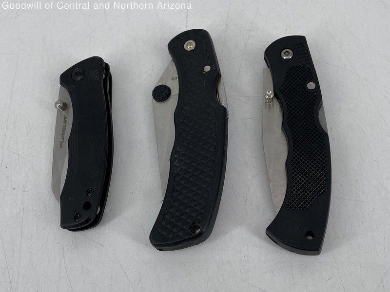 Stainless Steel Black Pocket Knives