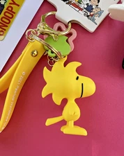 Peanuts Cartoon Woodstock Character 3D Keychain keyring Purse Gift Charm