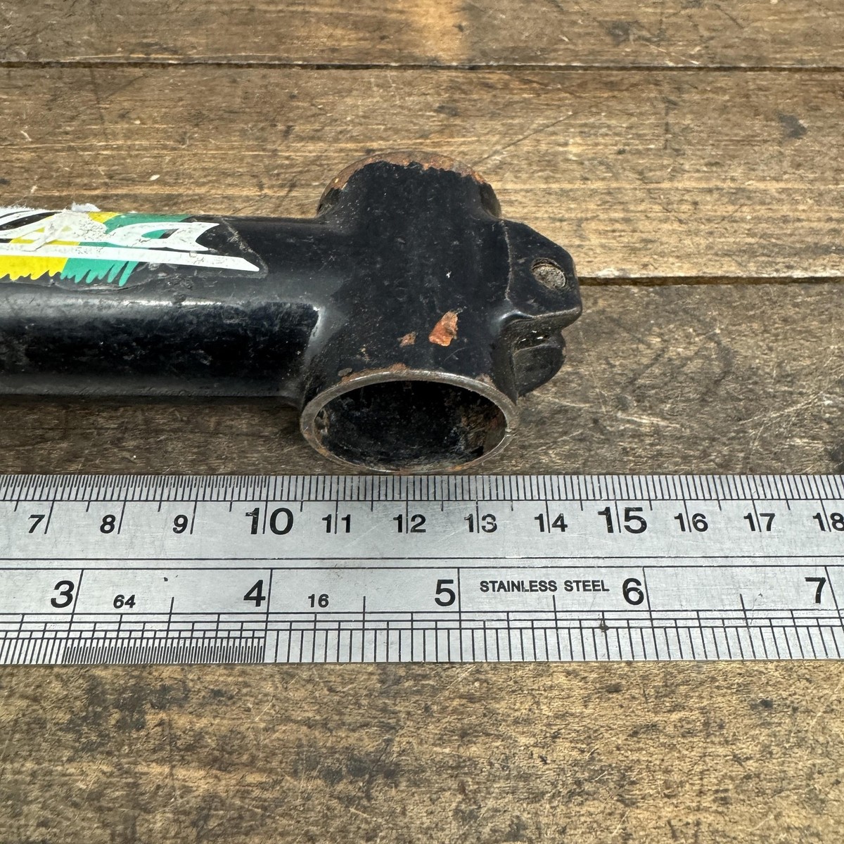 Vintage Salsa Bike Stem 1in Threadless 25.4 Clamp Black Steel 90s