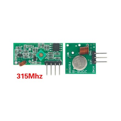 Arduino Rf Wireless Sender & Receiver Modul 315 MHZ elektronisch REF106.A