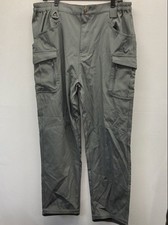 Tactical Series Men's Gray Fleece Lined Multi-Pocket Cargo Work Pants Sz XL-30