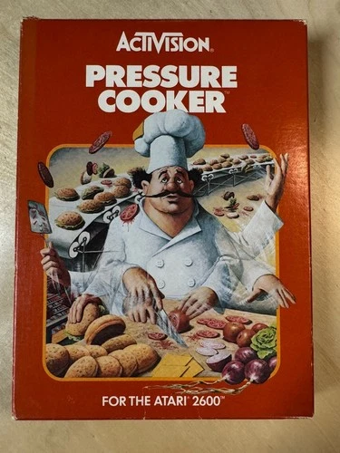 Pressure Cooker By Activision Atari 2600 Complete In Box - CIB - Works Great!