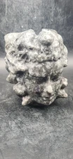 Flame stone "yooperlite" Medusa head! 15 ounces, 2.9 inches tall!