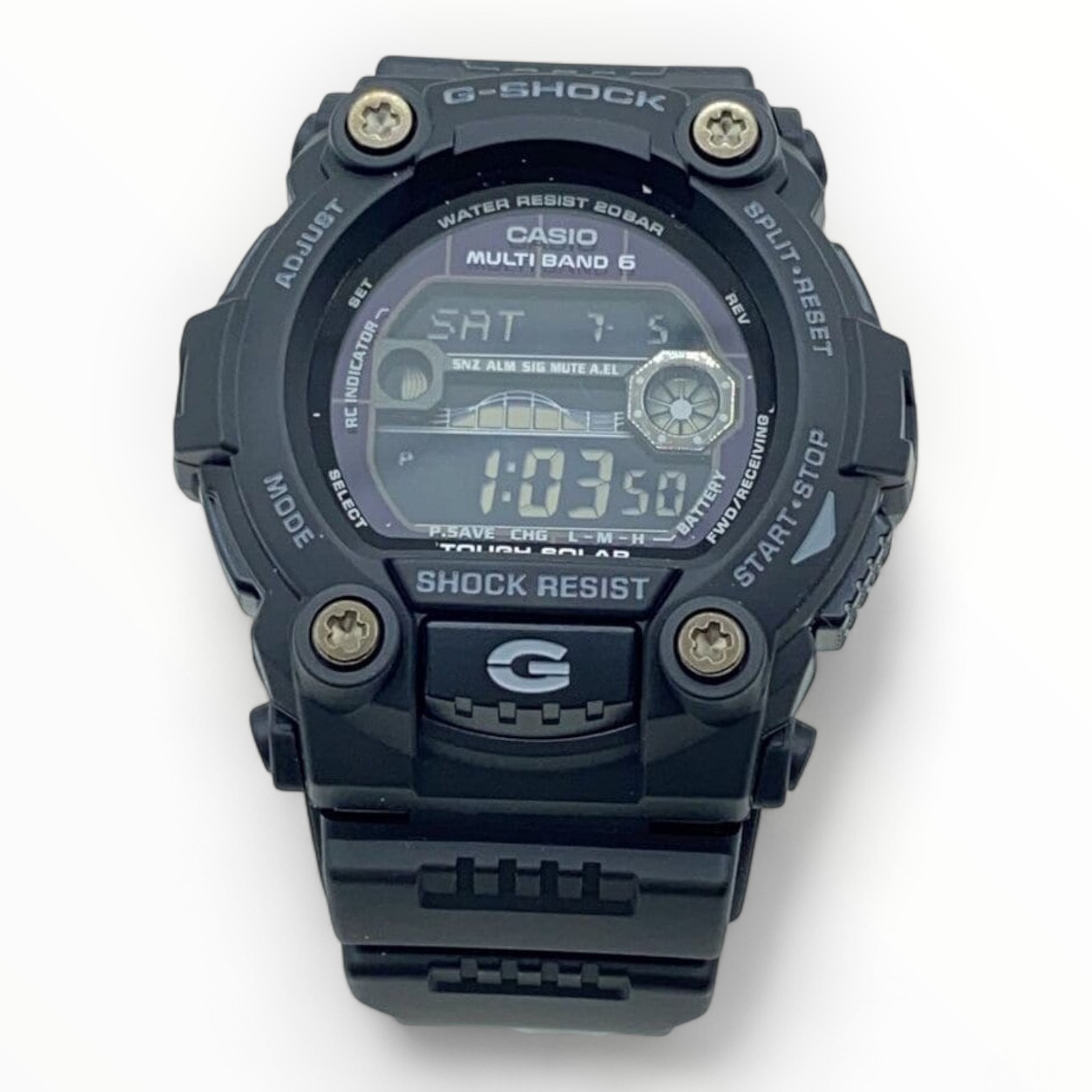 CASIO Solar Digital Watch for Men Black 1.57