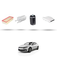 Hoffcar Wartungsset - 4 Filter Kompatibel Mit Vw Scirocco Iii (1K8) 2.0 Tfsi