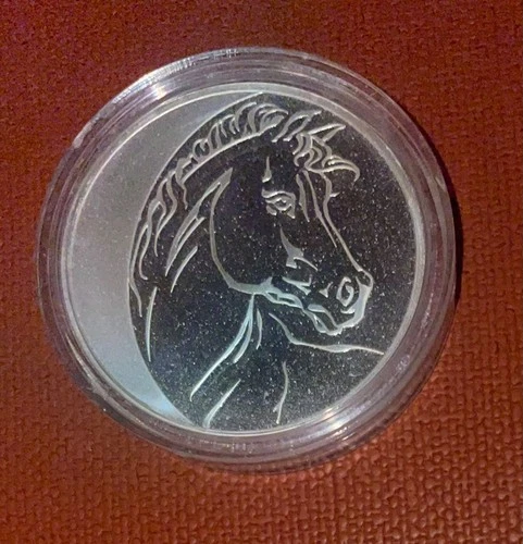 Rare Silver proof: 2014 3 Ruble Year of the Horse