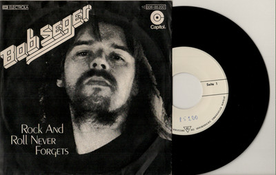 BOB SEGER - Rock And Roll Never Forgets + The Fire Down Below + rare Weißmuster