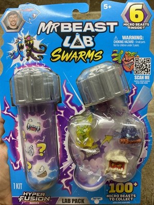 MrBeast Lab Swarms 6 Beasts Pack. Hyper Fusion Series