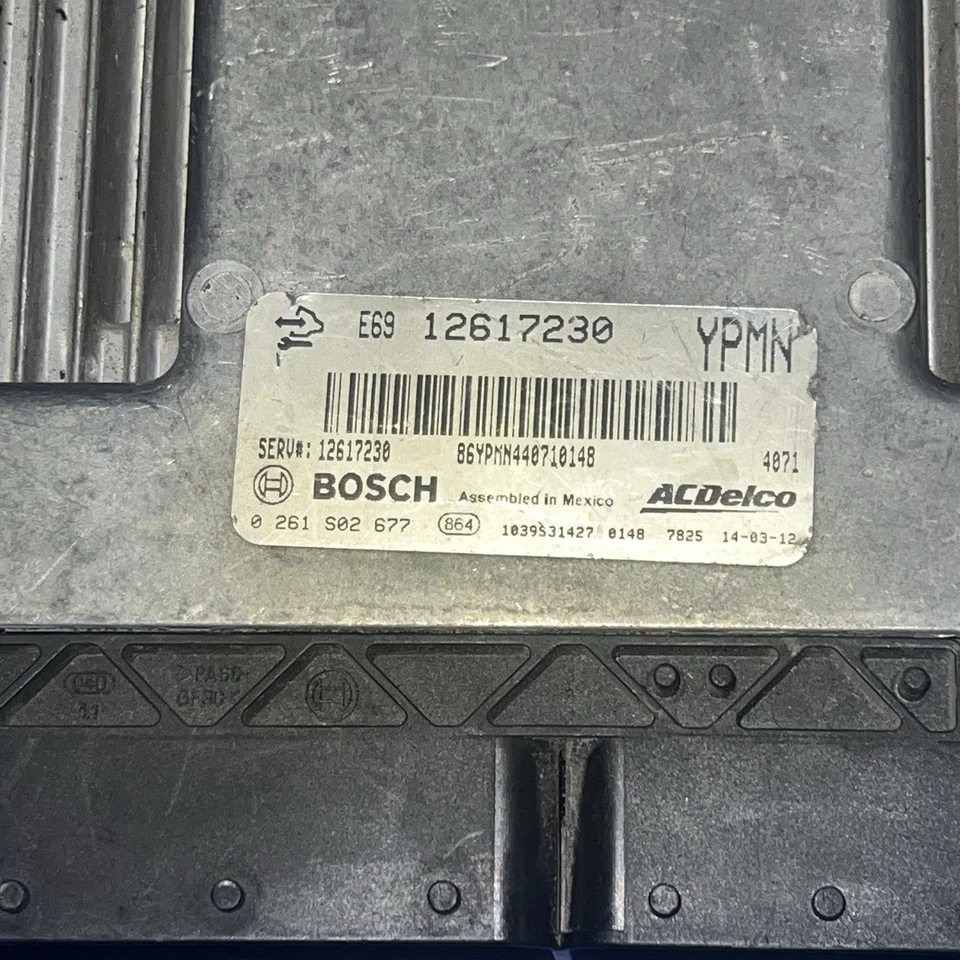 GMC Acadia 2010-2011 motor 3,6 L computadora VIN programado ECM PCM 12617230 Foto 2 de 2