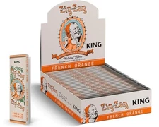 ZIG-ZAG King Rolling Papers French Orange - Vintage [Limited Edition] (24-Pack)