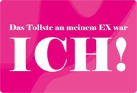 "Schild Spruch \"Das Tollste An Meinem Ex War Ich\" 30 X 20 Cm Blechschild"