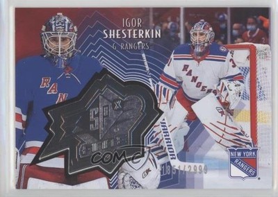 2021 Upper Deck Extended Series SPx Finite 1851/2999 Igor Shesterkin #SF-32 uk2
