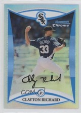 2008 Bowman Draft Prospects Chrome Refractor Clayton Richard #BDPP102 0c2