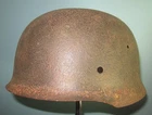 WW2 cut off German helmet Yugoslavia Norway no FSJ Stahlhelm casque casco elmo 盔