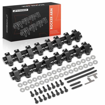 A-Premium 2024 Aluminum Shaft Mount Rocker Arm for GMC L92 LS3 Gen III 1.7 Ratio