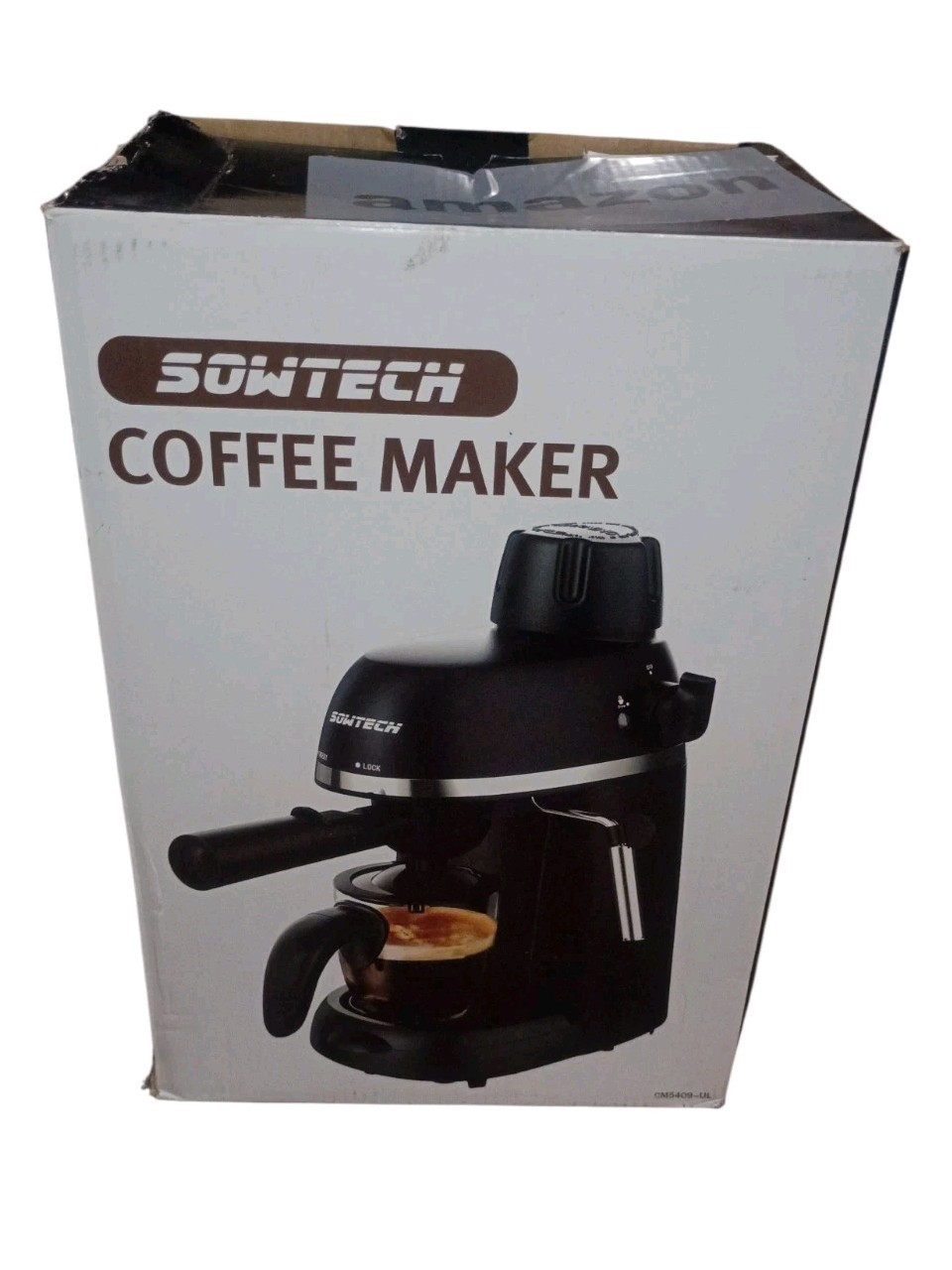 SOWTECH CM5409-UL Black 3.5 Bar Electrical 800 W Espresso Coffee Maker