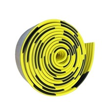 Garage Wall Protector 196.9in/5m, Yellow Black High-Visibility Foam Edge Guar...