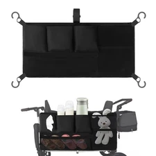 Universal Stroller Wagon Cargo Net, Fits WONDERFOLD W-Series, Keenz, Pockets