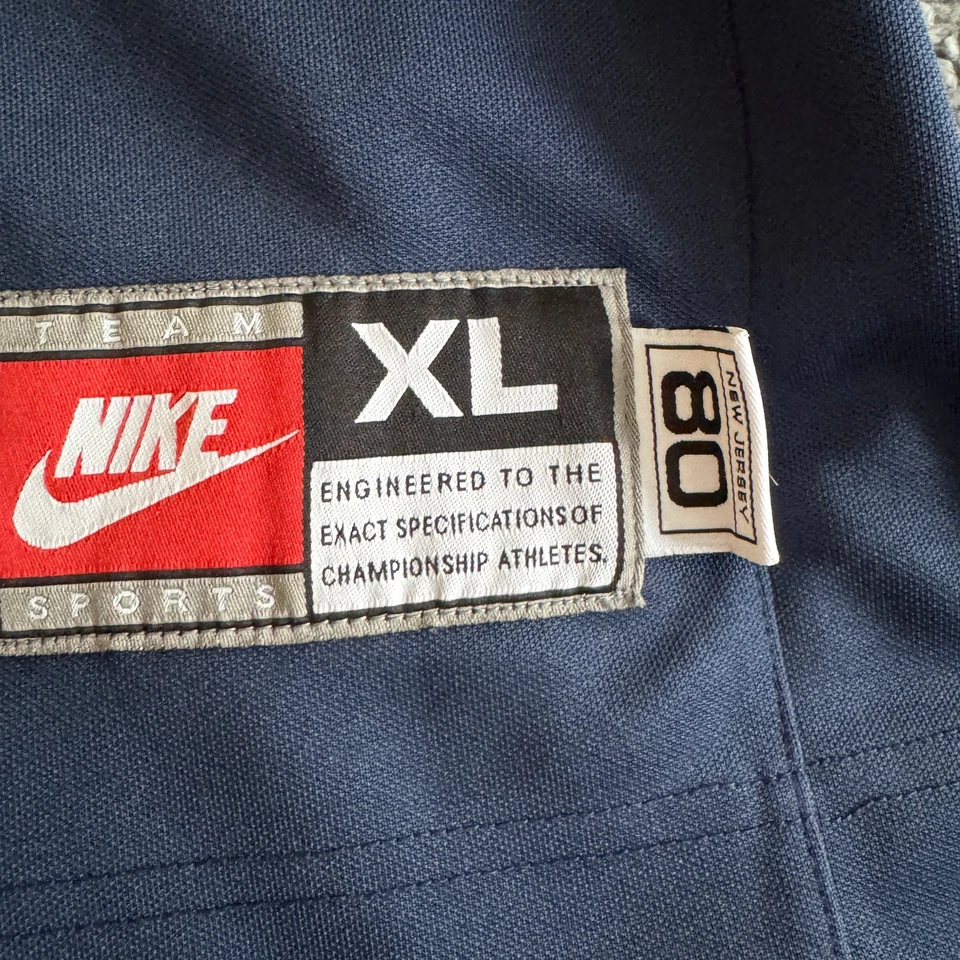 Jaqueta Nike New Jersey Nets Vintage Rewind NBA Throwback Azul Warm-Up Masculina GG - Imagem 2 de 4