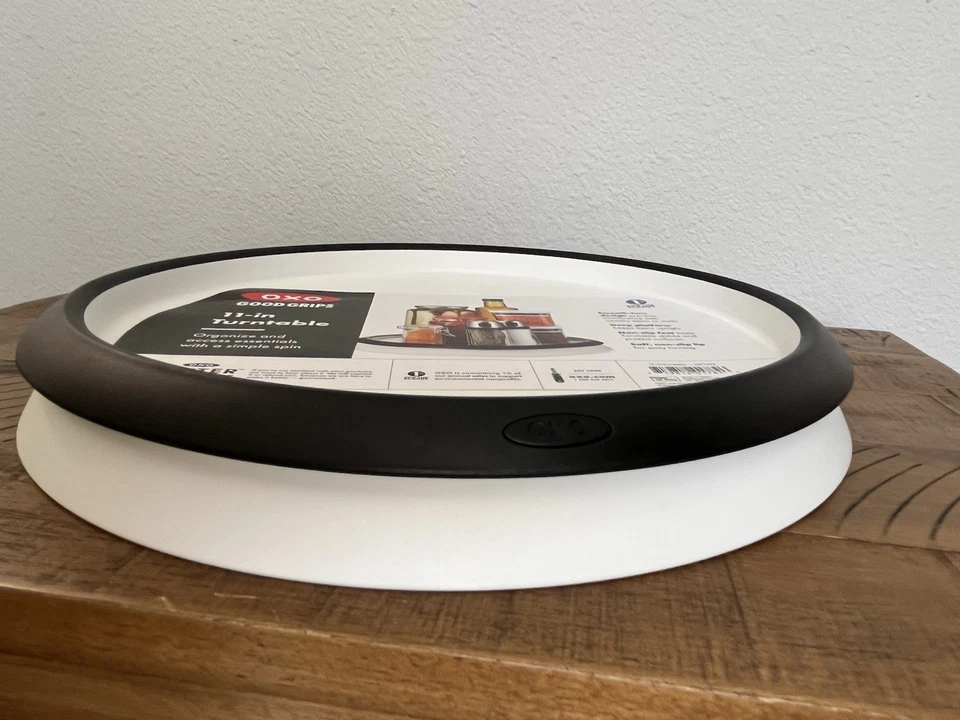 Tocadiscos OXO Good Grips 11 pulgadas diseño Lazy Susan para organizar Foto 2 de 3
