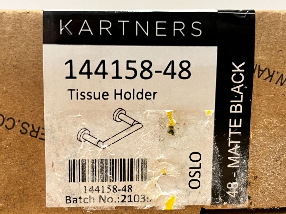 Kartners Oslo Pivot Toilet Tissue Holder 144158-48, Matte Kartners Oslo Pivot Toilet Tissue Holder 144158-48, Matte