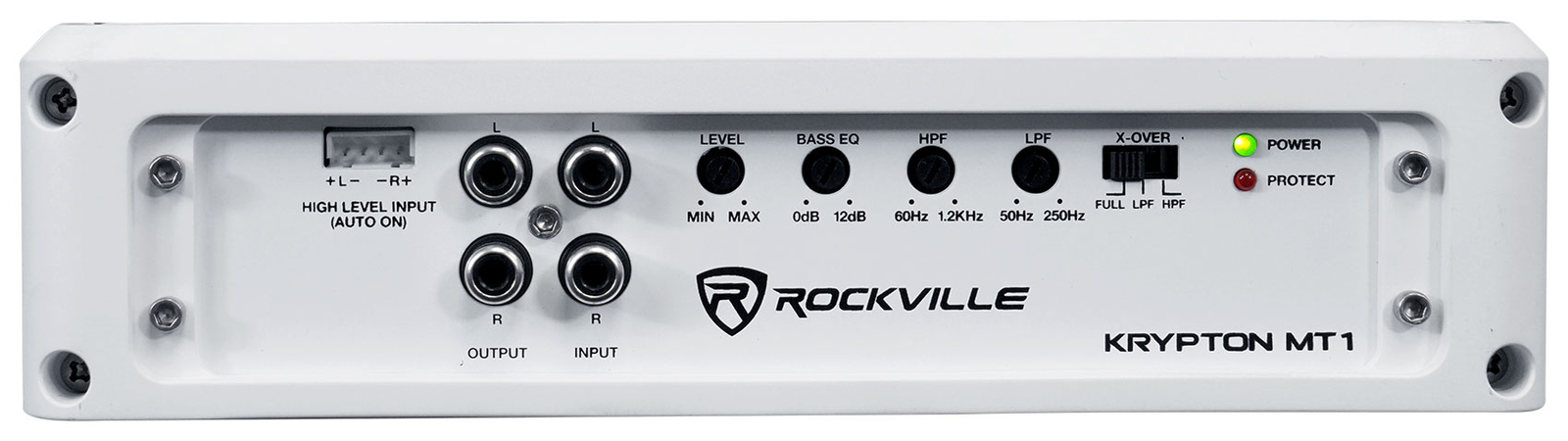 Rockville KRYPTON MT1 1600 Вт 2-канальный Морской лодочный усилитель с вольтметром Комплект усилителей
