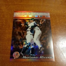 2000 Topps Chrome Mariano Rivera World Series Highlight Refractor Yankees #228